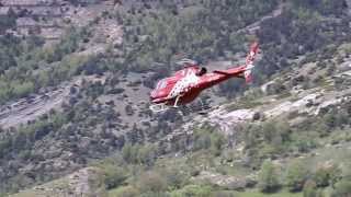 preview picture of video 'Ecureuil AS-350 B3 von Roland Kaufmann am 45 Jahre Jubiläum der Air-Zermatt'