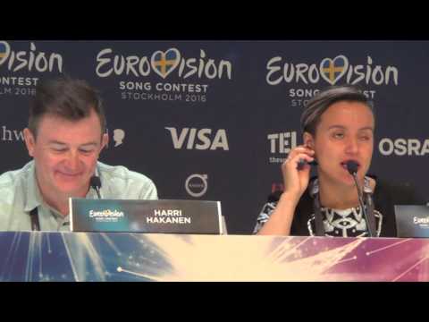 ESCKAZ in Stockholm: Sandhja (Finland) press-conference