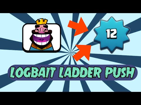 LV. 12 vs 13 UNDERLEVELED LADDER PUSH w/Logbait! | Clash Royale