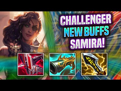 KOREAN CHALLENGER INSANE SAMIRA WITH NEW BUFFS! - Korean Challenger Plays Samira ADC vs Jinx! |