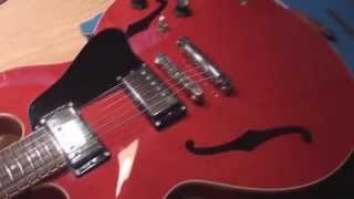 Video thumbnail for Epiphone Elitist ES335 Guitar by Dave's World of Fun Stuff