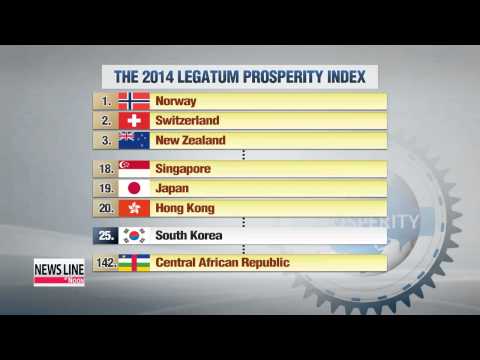 Korea ranks as 25th best country to live in: Legatum   한국, 살기 좋은 나라 25위 선정