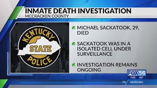 McCracken County Jail inmate death under investigation
