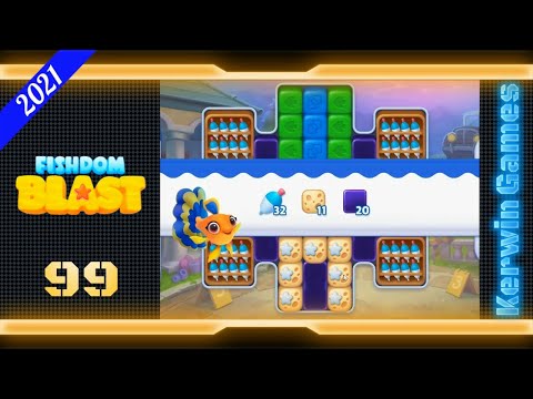 Fishdom Blast Level 99 - No Boosters - 31 moves (2021)