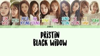 PRISTIN - Black Widow [Eng/Rom/Han] Color Coded Lyrics