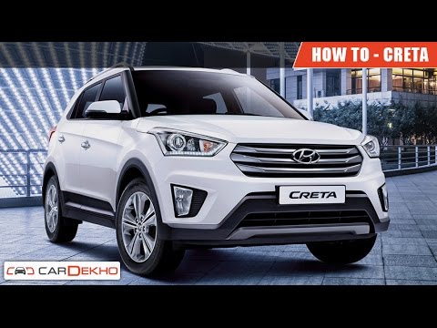 Part of a video titled How To Open The Boot In Hyundai Creta | CarDekho.com - YouTube