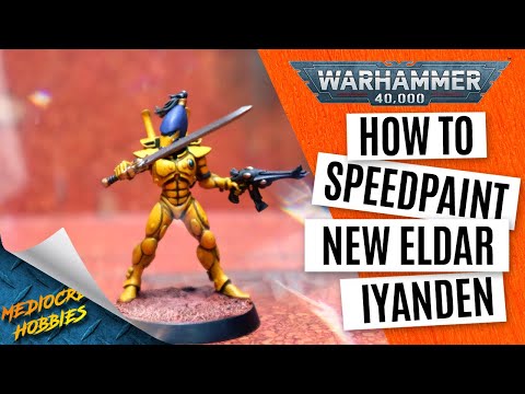 How to Speed Paint Eldar Iyanden Storm Guardian for Warhammer 40k (Craftworlds Series Part 4!)