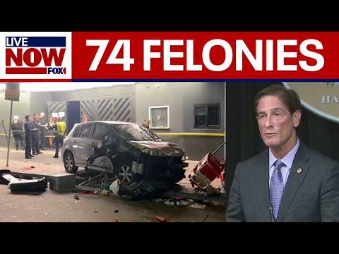 Video | UPDATE: Driver accused of ramming crowd in LA charged with 37 counts of attempted murder