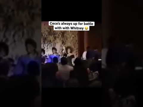 Whitney and Cece are always up for a vocal battle! #whitneyhouston #cecewinans #thevoice