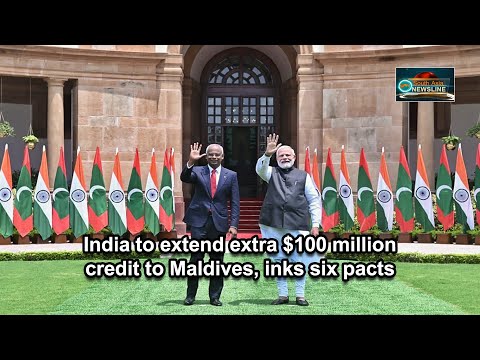 India to extend extra $100 million credit to Maldives, inks six pacts