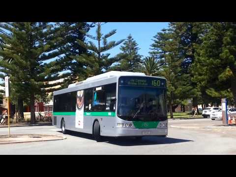 Transperth Mercedes-Benz OC500LE (Volgren CR228L) TP1248 & TP1901 Arrives @ Fremantle Station