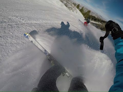 Park City High Speed Ski Crash