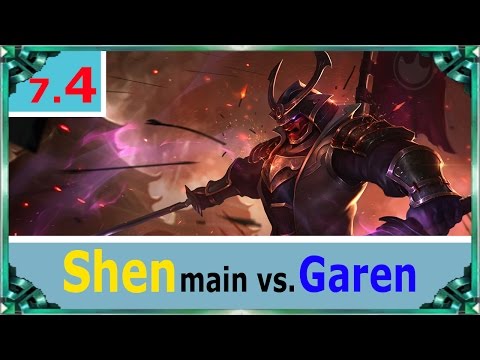 01_Shen vs. Garen | climb back to platinum | Shen main | full gameplay