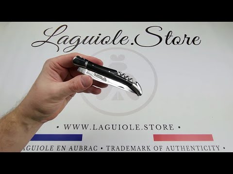 Laguiole Corkscrew Knife with Pressed Horn Handle