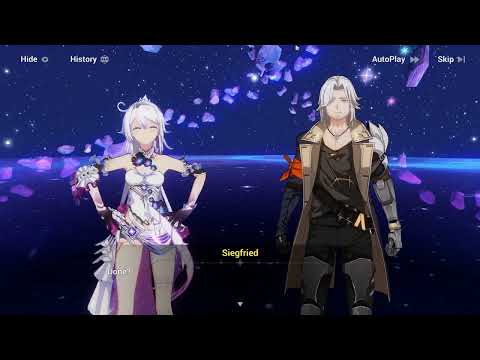 Honkai Final Part 1 Kiana says goodbye to Theresa, Zigfried, Durandal
