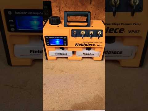 Fieldpiece VP87 8CFM Vacuum Pump #apartmentmaintenance #maintenancetechnician #hvactech