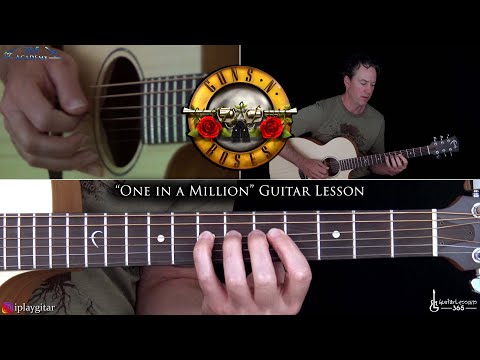 One in a Million Guitar Lesson - Guns N' Roses