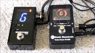 Video thumbnail for Warwick RockTuner PT2 vs Turbo Tuner ST200 by Dale Cooper