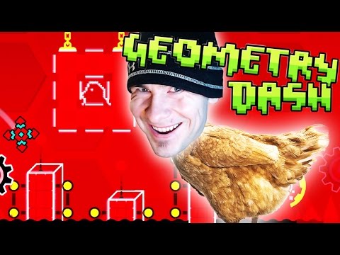 WEIRDEST GEOMETRY DASH LEVEL ~ Chicken Techno (COMPLETE) Video