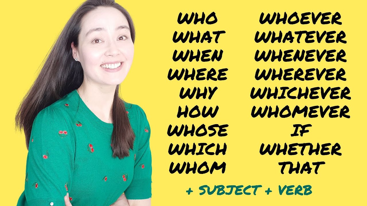 💡NOUN CLAUSES in 3 simple steps | + test! | "wh" + subject + verb