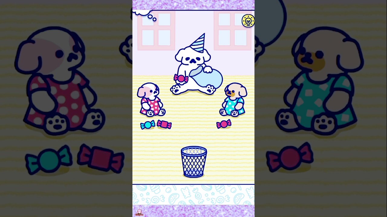 【ハッピーキャンディ】子犬におやつを！ゴミをあげたら大号泣…！？😭🐶 [ HappyCandy ] #games #ゲーム実況 #shorts