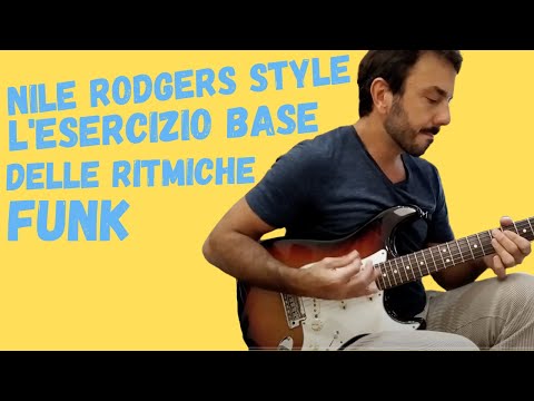 NILE RODGERS STYLE! THE BASIC EXERCISE OF FUNK RHYTHMS!!
