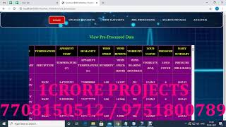 Multifactor Prediction of Weather Forecasting System