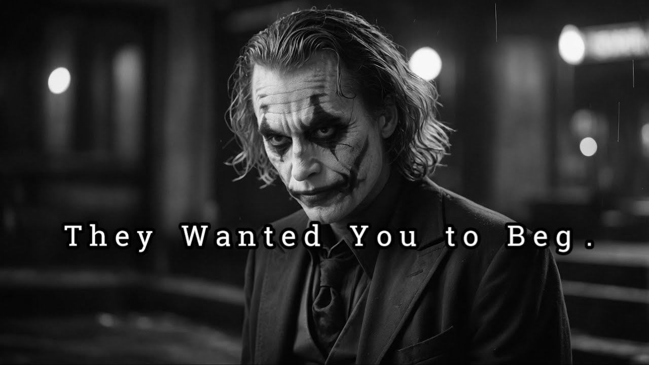 They Wanted You to Beg, But You Proved You’re Above That