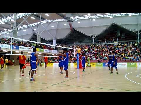 PNG vs  Kiribati  Men's Volleyball at South Pacific Game 2015  Papua New Guinea