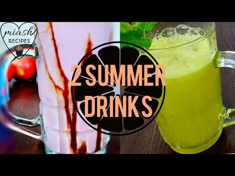 2 Refreshing Summer Drinks | Cold Drinks for Summer | Lamees Vlogs