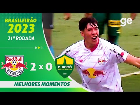 Gols e lances de Red Bull Bragantino x Cuiabá