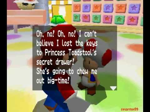 Super Mario 64 DS Walkthrough -Unlocking the Red Blocks/Secret Stars Part 1- Part 6