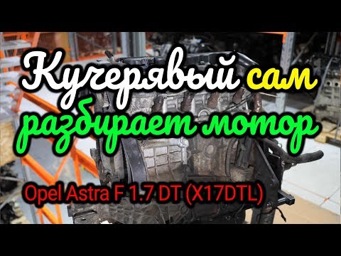 Самая кучерявая разборка двигателя. И рассказ о моторе Opel 1.7 TD (X17DTL)