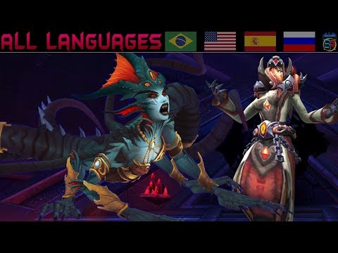 N´zoth trying to Bow Queen Azshara [THE DAY THAT -World of Warcraft]