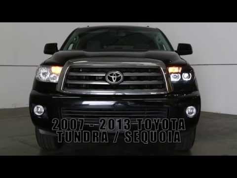 07-13 Toyota Tundra LED Halo Projector Headlight Installation Video