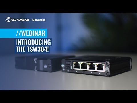 TELTONIKA TSW304 DIN RAIL SWITCH