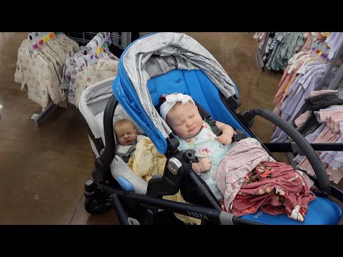 TWO Reborn Dolls Go Shopping At Walmart! New Spring/Summer Baby Clothes!