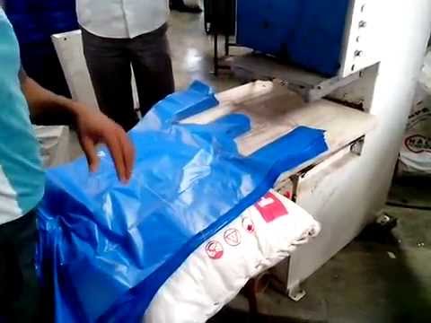 VRUNDA Plastic Carry Bag Punching Machine