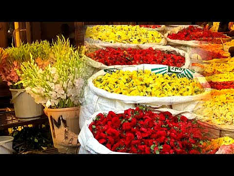 Moazam Jahi Flower Market In Hyderabad  | Cheap & Best Whole Sale Flower Market In Hyderabad