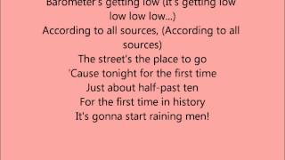 The weather girls- It's Raining Men Lyrics
