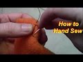 How To Sew By Hand