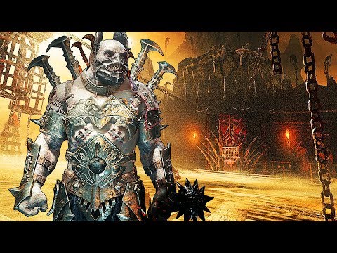 SHADOW OF WAR - UNIQUE REINFORCE & AMBUSH DIFFICULTY NEMESIS IN DESERT