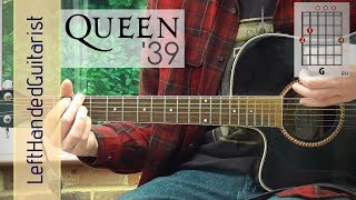 Queen - &#39;39 guitar lesson: intermediate guitar