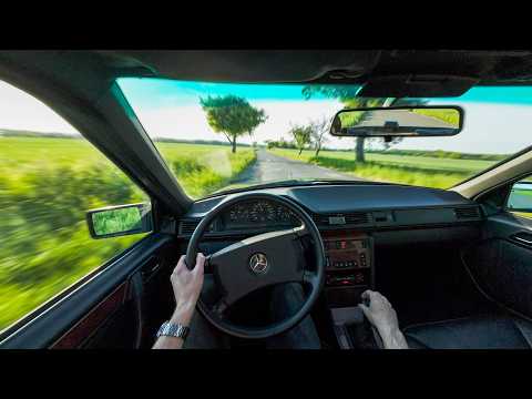 1991 Mercedes W124 E300-24v - CRAZY POV *straight pipe* SOUND