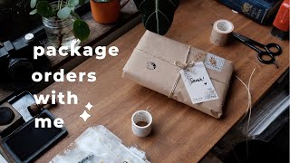 asmr packing orders | no talking | relaxing sounds