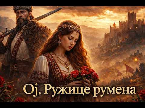 Oj, Ružice Rumena (Oh, Rosy Red Rose) | Traditional Serbian Folk Song (English Lyrics) | Epic AI