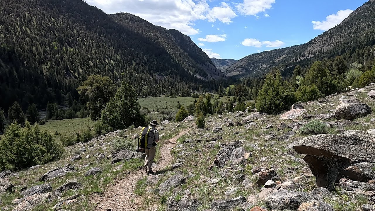 Yellowstone Backpacking Adventure - Hellroaring - Black Canyon of the Yellowstone River with Bob