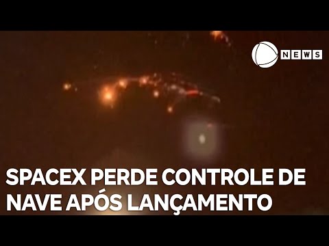 SpaceX perde controle da nave Starship após lançamento
