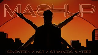 Cover art for SEVENTEEN X NCT X STRAY KIDS X ATEEZ