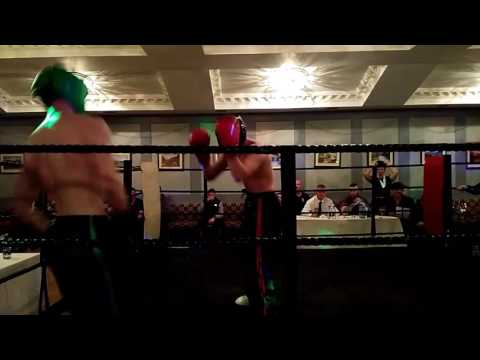 Amateur Kickboxing Match Ireland (Green Helmet)
